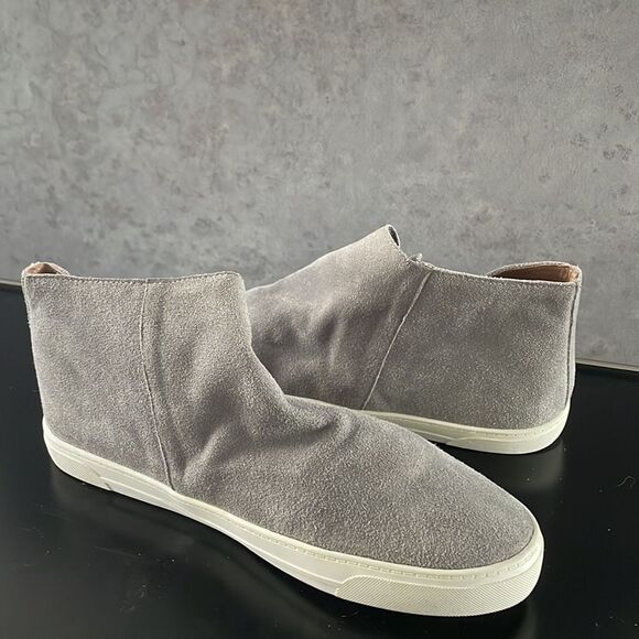 CROWN VINTAGE Zia Smoke Suede zippered ankle‎ booties leather upper size 10M - Picture 12 of 12
